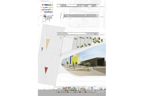 Concurso Arquine. Centro Cultural Torres de Satélite. México D. F.