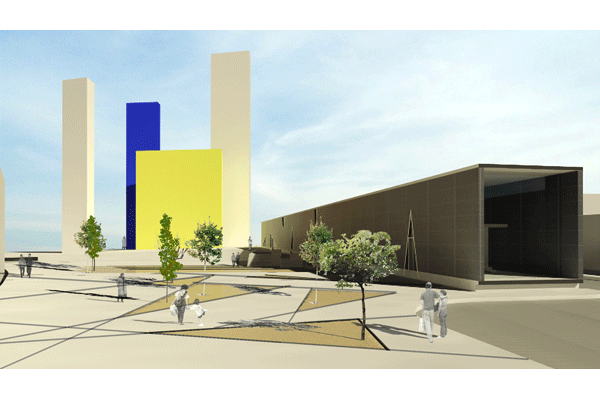 Concurso Arquine. Centro Cultural Torres de Satélite. México D. F.